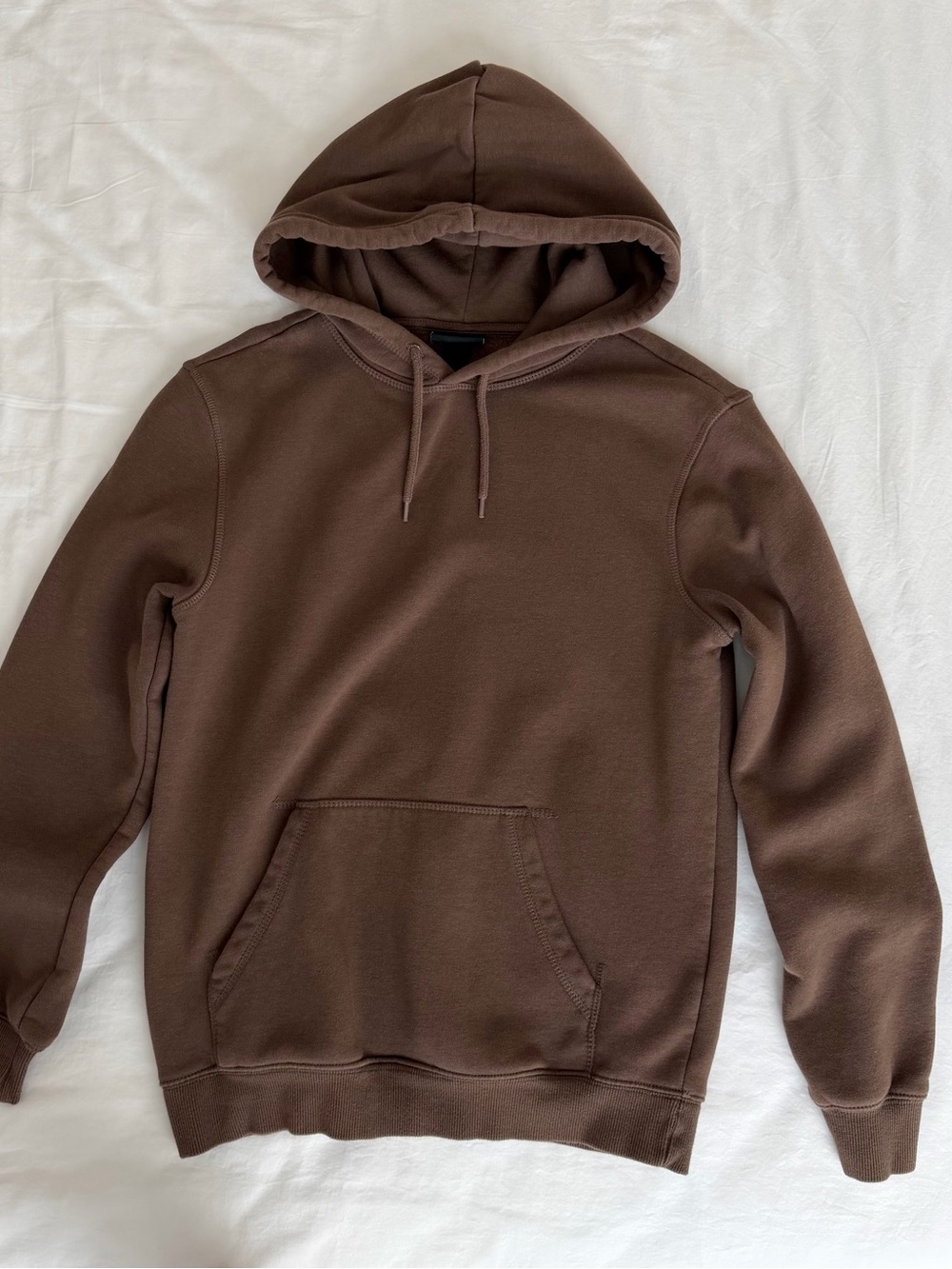 H&M Men's Relaxed Fit Brown Hoodie